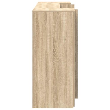 vidaXL Γραφείο υποδοχής Sonoma Δρυς 180x50x103,5cm Επεξεργασμένο Ξύλο 1 τεμ.