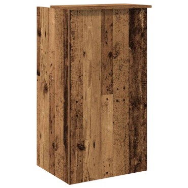 vidaXL Γραφείο υποδοχής Παλιό Ξύλο 55x50x103,5cm Επεξεργασμένο Ξύλο 1 τεμ.