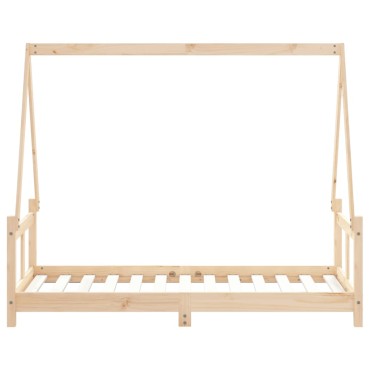 vidaXL Πλαίσιο Παιδικού Κρεβατιού 80x160cm από Μασίφ Ξύλο Πεύκου 1 τεμ. - Μονό