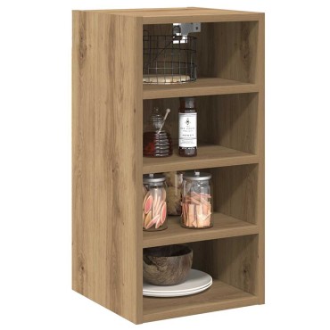 vidaXL Κρεμαστό Ντουλάπι "Riga" από Τεχνητό Δρυ 30x29,5x60cm από Τεχνητό Ξύλο 1 τεμ.