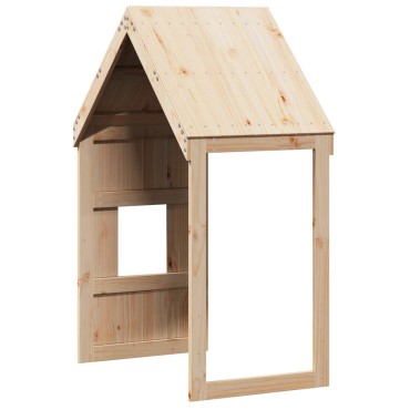 vidaXL Οροφή Κρεβατιού Παιδική 60x99x139,5 εκ. από Μασίφ Ξύλο Πεύκου