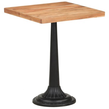 vidaXL Τραπέζι Bistro 60x60x76cm από Μασίφ Ξύλο Ακακίας 1 τεμ.