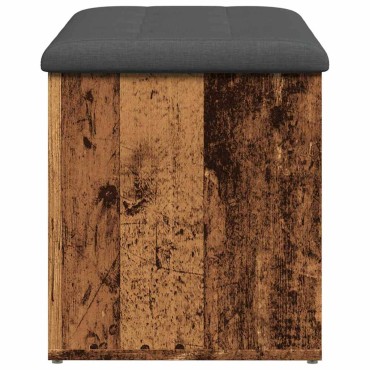 Πάγκος αποθήκευσης vidaXL Παλαιό ξύλο 82x42x45cm Κατασκευασμένο ξύλο