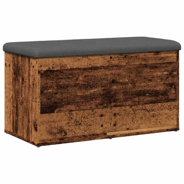 Πάγκος αποθήκευσης vidaXL Παλαιό ξύλο 82x42x45cm Κατασκευασμένο ξύλο