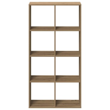 vidaXL Βιβλιοθήκη/Διαχωριστικό Χώρου Δρυς 69,5x29x137,5cm Επεξ. Ξύλο 1 τεμ.