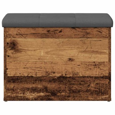 Πάγκος αποθήκευσης vidaXL Παλιό ξύλο 62x42x45cm Κατασκευασμένο ξύλο