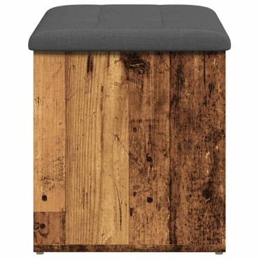 Πάγκος αποθήκευσης vidaXL Παλιό ξύλο 62x42x45cm Κατασκευασμένο ξύλο