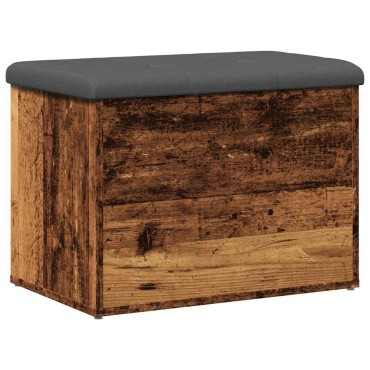 Πάγκος αποθήκευσης vidaXL Παλιό ξύλο 62x42x45cm Κατασκευασμένο ξύλο