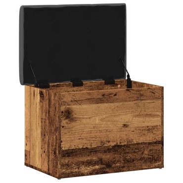 Πάγκος αποθήκευσης vidaXL Παλιό ξύλο 62x42x45cm Κατασκευασμένο ξύλο