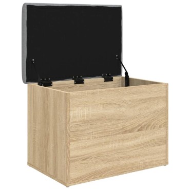 vidaXL Πάγκος Αποθήκευσης Sonoma Δρυς 62x42x45cm από Τεχνητό Ξύλο 1 τεμ.