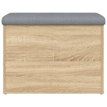 vidaXL Πάγκος Αποθήκευσης Sonoma Δρυς 62x42x45cm από Τεχνητό Ξύλο 1 τεμ.