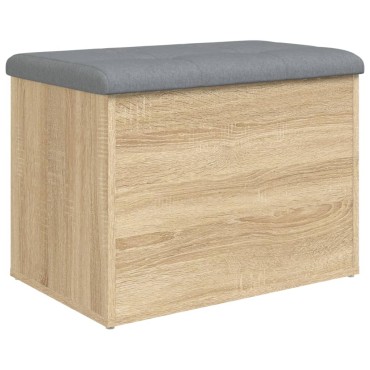 vidaXL Πάγκος Αποθήκευσης Sonoma Δρυς 62x42x45cm από Τεχνητό Ξύλο 1 τεμ.