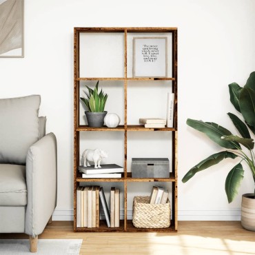 vidaXL Βιβλιοθήκη/Διαχωριστικό Χώρου 69,5x29x137,5cm Επεξ. Ξύλο 1 τεμ.