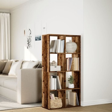 vidaXL Βιβλιοθήκη/Διαχωριστικό Χώρου 69,5x29x137,5cm Επεξ. Ξύλο 1 τεμ.