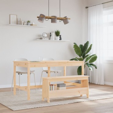 vidaXL Παγκάκι Χολ 100x28x45cm από Μασίφ Ξύλο Πεύκου 1 τεμ.