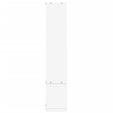 vidaXL Ραφιέρα Τοίχου Λευκό 96x12x64cm από Επεξεργασμένο Ξύλο 1 τεμ.