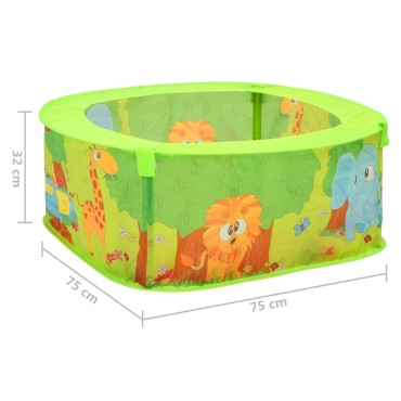 vidaXL Πισίνα με Μπάλες για Παιδιά 75 x 75 x 32 εκ. με 50 Μπάλες