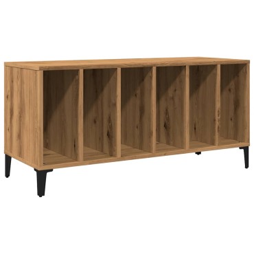 vidaXL Έπιπλο Δίσκων τεχνίτης Δρυς 100x38x48cm από Επεξεργασμένο Ξύλο 1 τεμ.