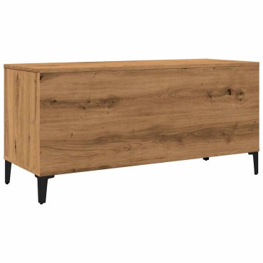 vidaXL Έπιπλο Δίσκων τεχνίτης Δρυς 100x38x48cm από Επεξεργασμένο Ξύλο 1 τεμ.