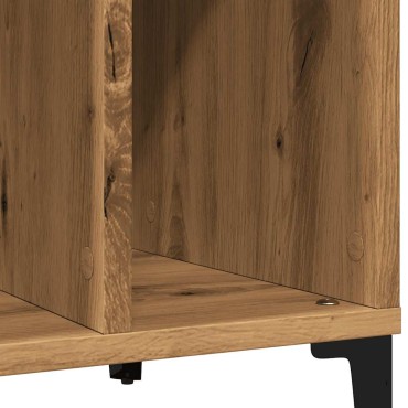 vidaXL Έπιπλο Δίσκων τεχνίτης Δρυς 100x38x48cm από Επεξεργασμένο Ξύλο 1 τεμ.