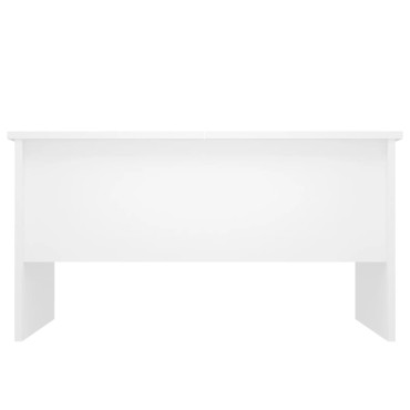 vidaXL Τραπεζάκι Σαλονιού Λευκό 80x50x42,5cm Επεξεργασμένο Ξύλο 1 τεμ.