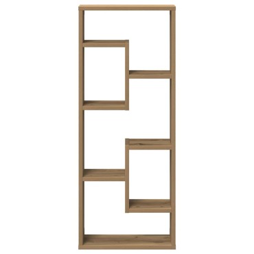 vidaXL Ράφι Τοίχου Χειροποίητο Δρυς 36x16x90cm από Τεχνητό Ξύλο 1 τεμ.