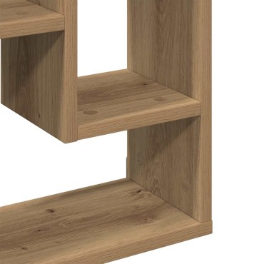 vidaXL Ράφι Τοίχου Χειροποίητο Δρυς 36x16x90cm από Τεχνητό Ξύλο 1 τεμ.