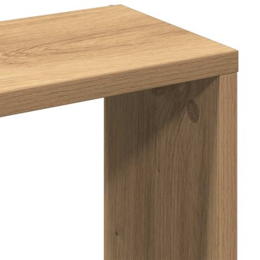vidaXL Ράφι Τοίχου Χειροποίητο Δρυς 36x16x90cm από Τεχνητό Ξύλο 1 τεμ.