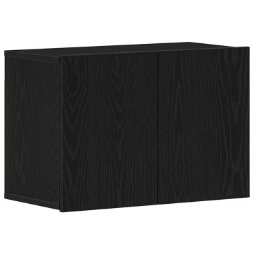 vidaXL Έπιπλο Τηλεόρασης Μαύρο Δρυς 60x30x41cm από Τεχνητό Ξύλο