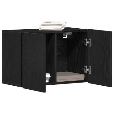 vidaXL Έπιπλο Τηλεόρασης Μαύρο Δρυς 60x30x41cm από Τεχνητό Ξύλο
