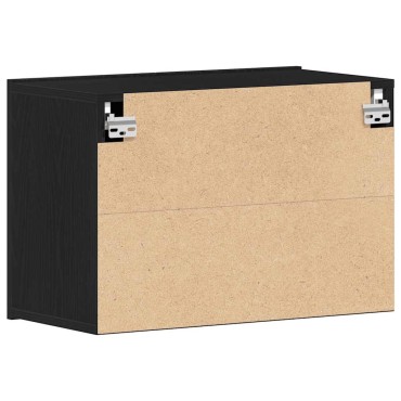 vidaXL Έπιπλο Τηλεόρασης Μαύρο Δρυς 60x30x41cm από Τεχνητό Ξύλο