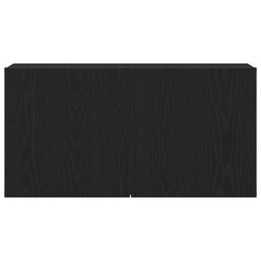vidaXL Έπιπλο Τηλεόρασης Μαύρο Δρυς 80x30x41cm από Τεχνητό Ξύλο