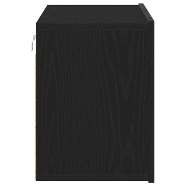 vidaXL Έπιπλο Τηλεόρασης Μαύρο Δρυς 80x30x41cm από Τεχνητό Ξύλο