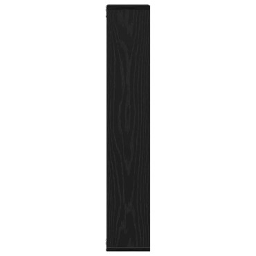 vidaXL Ράφι Τοίχου Μαύρη Δρυς 36x16x90cm από Τεχνητό Ξύλο 1 τεμ.