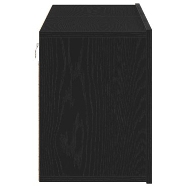 vidaXL Ντουλάπια Τηλεόρασης 2 τεμ. Μαύρο Δρυς 120x30x41cm από Τεχνητό Ξύλο