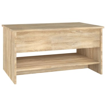 vidaXL Τραπεζάκι Σαλονιού Sonoma Δρυς 80x50x40cm Επεξεργασμένο Ξύλο 1 τεμ.
