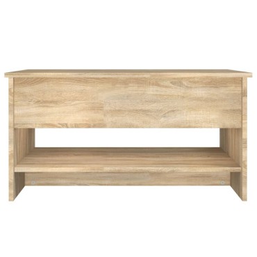 vidaXL Τραπεζάκι Σαλονιού Sonoma Δρυς 80x50x40cm Επεξεργασμένο Ξύλο 1 τεμ.