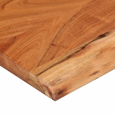 vidaXL Ράφι Επιτοίχιο Ορθ. Live Edge 110x30x2,5cm Μασίφ Ξύλο Ακακίας