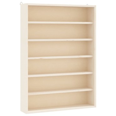 vidaXL Ξύλινη συλλεκτική βιτρίνα με 6 ράφια 40x8,5x55cm