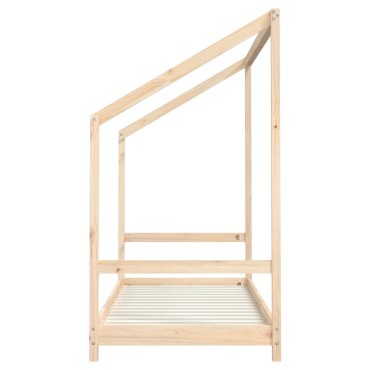vidaXL Πλαίσιο Παιδικού Κρεβατιού 2x(80x200)cm από Μασίφ Ξύλο Πεύκου 1 τεμ. - Μονό