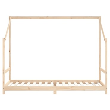 vidaXL Πλαίσιο Παιδικού Κρεβατιού 2x(80x200)cm από Μασίφ Ξύλο Πεύκου 1 τεμ. - Μονό