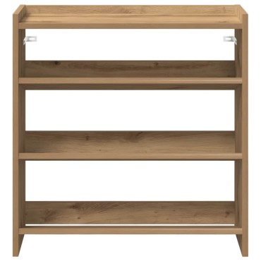 Ράφι παπουτσιών vidaXL Artisan Oak 60x25x62cm Κατασκευασμένο ξύλο