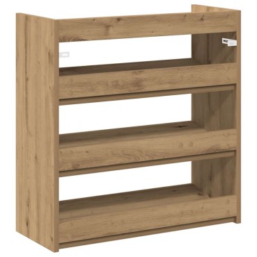 Ράφι παπουτσιών vidaXL Artisan Oak 60x25x62cm Κατασκευασμένο ξύλο