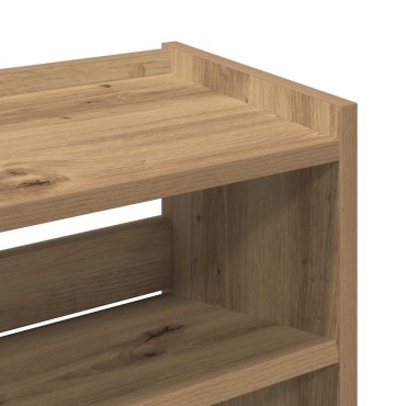 Ράφι παπουτσιών vidaXL Artisan Oak 60x25x62cm Κατασκευασμένο ξύλο