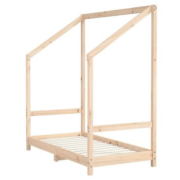 vidaXL Πλαίσιο Παιδικού Κρεβατιού 2x(70x140)cm από Μασίφ Ξύλο Πεύκου 1 τεμ. - Μονό
