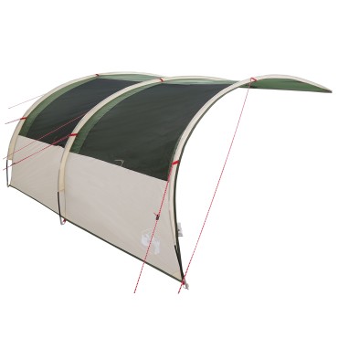 vidaXL Τέντα ανθεκτική στο νερό Πράσινο 260 x 350 x 260 εκ