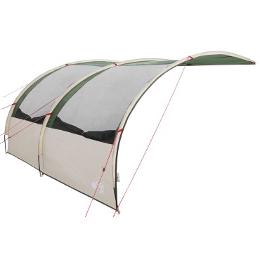 vidaXL Τέντα ανθεκτική στο νερό Πράσινο 260 x 350 x 260 εκ