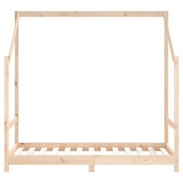 vidaXL Πλαίσιο Παιδικού Κρεβατιού 2x(80x160)cm από Μασίφ Ξύλο Πεύκου 1 τεμ. - Μονό