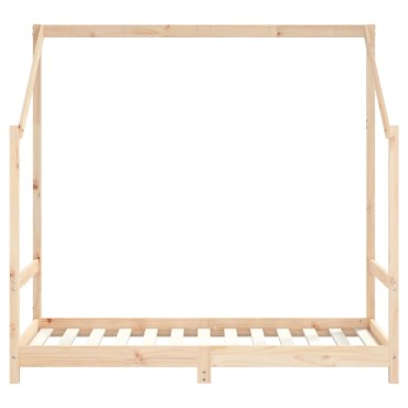 vidaXL Πλαίσιο Παιδικού Κρεβατιού 80x160cm από Μασίφ Ξύλο Πεύκου 1 τεμ. - Μονό