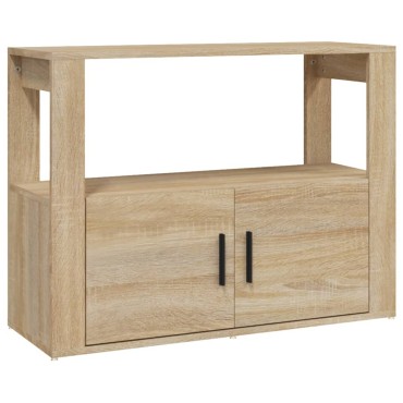 vidaXL Ντουλάπι Sonoma Δρυς 80x30x60cm από Επεξεργασμένο Ξύλο 1 τεμ.